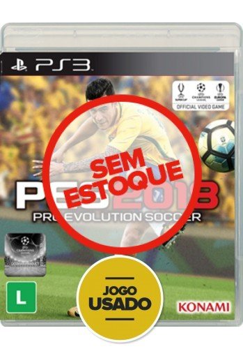 PES 2018: Pro Evolution Soccer - PS3 ( Usado )