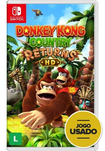Donkey Kong Country Returns HD - Switch (Usado)