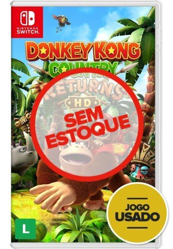 Donkey Kong Country Returns HD - Switch (Usado)