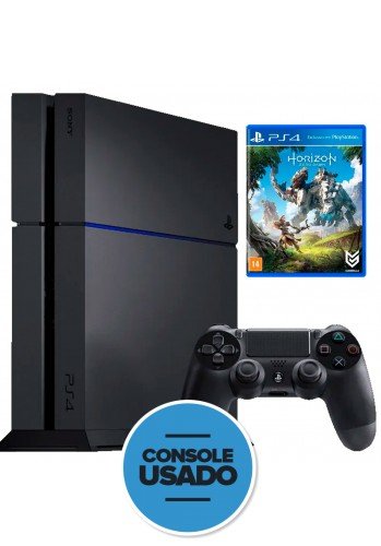 Playstation 4 500GB (Usado) + Horizon de Brinde
