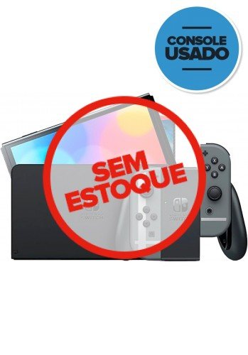Nintendo Switch Oled 64GB - [Usado] Versão Smash Bros
