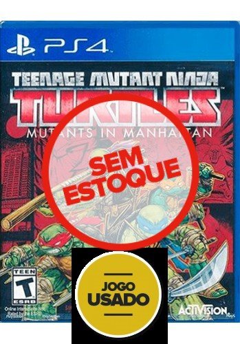 Teenage Mutant Ninja Turtles Mutants in Manhattan  - PS4 (Usado)