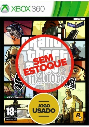 GTA San Andreas - Xbox 360 Mídia Física Usado - Mundo Joy Games - Venda,  Compra e Assistência em Games e Informática