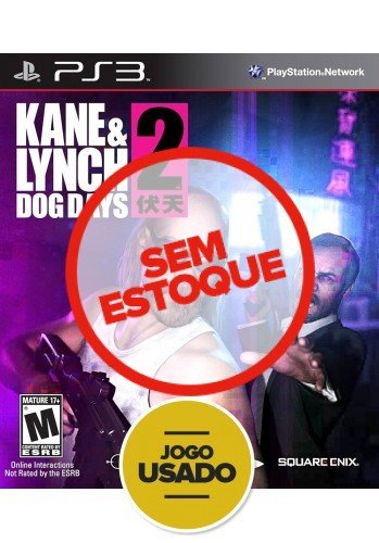 Kane & Lynch 2: Dog Days - PS3(Usado)