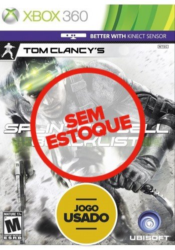 Splinter Cell: Blacklist - XBOX 360 ( Usado )