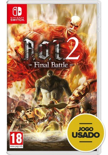 Attack on Titan 2: Final Battle - Switch (Usado)