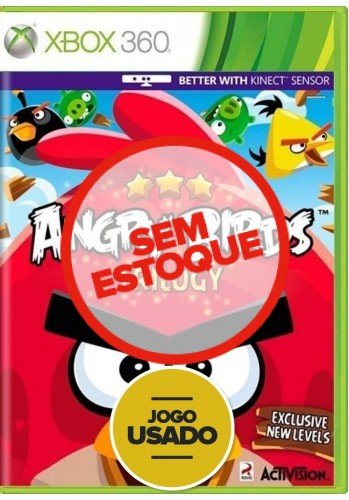 Angry Birds Trilogy Kinect - Xbox 360 (Usado)
