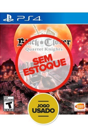 Black Clover: Quartet Knights - PS4 (USADO)