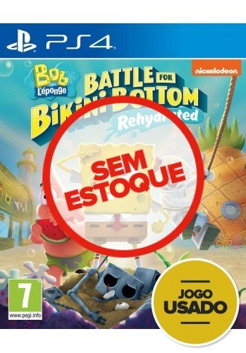 Spongebob Squarepants: Battle for Bikini Bottom - Rehydrated - PS4 (USADO)