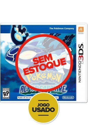 Pokémon Alpha Sapphire - 3DS (Usado)