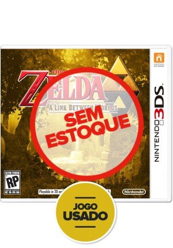 The Legend of Zelda: A Link Between Worlds - 3DS ( Usado )