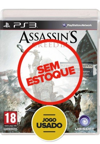 Assassin's Creed 3 (seminovo) - PS3