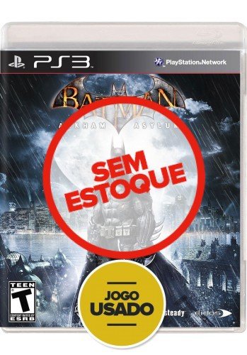 Batman Arkham Asylum (seminovo) - PS3