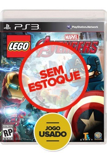 Lego Marvel Vingadores - PS3 (Usado)