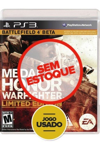 Medal of Honor: Warfighter (seminovo) - PS3