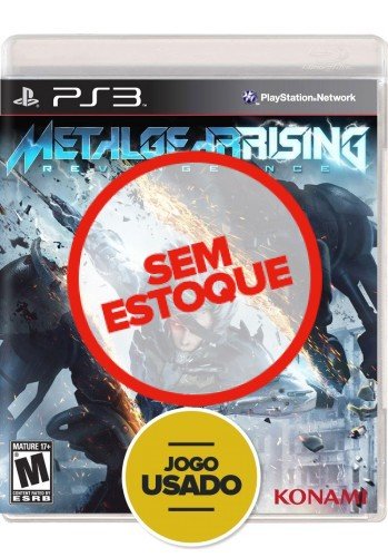 Metal Gear Rising: Revengeance - PS3  (Usado) Metal Gear Rising: Revengeance - PS3  (Usado)