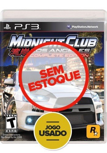 Midnight Club: Los Angeles - Complete Edition (seminovo) - PS3