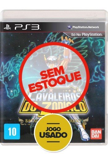 Os Cavaleiros do Zodíaco - A batalha do santuário - PS3 (Usado)