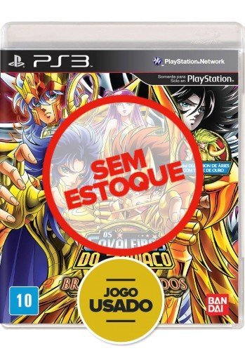 Os Cavaleiros do Zodíaco: Bravos Soldados (seminovo) - PS3