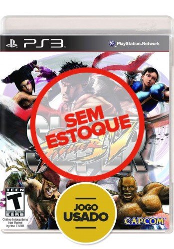 Super Street Fighter IV (seminovo) - PS3