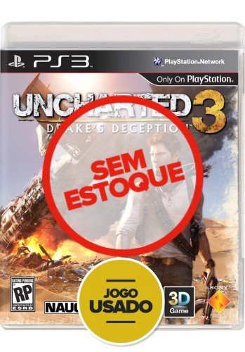 Uncharted 3 : Drake's Deception (seminovo) - PS3