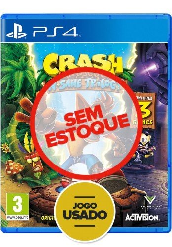 Crash Bandicoot N-Sane Trilogy - PS4 ( Usado )
