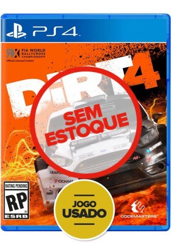 Dirt 4 - PS4 ( Usado )