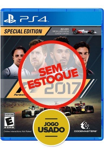 FORMULA 1 2017 - F1 - PS4 (Usados)