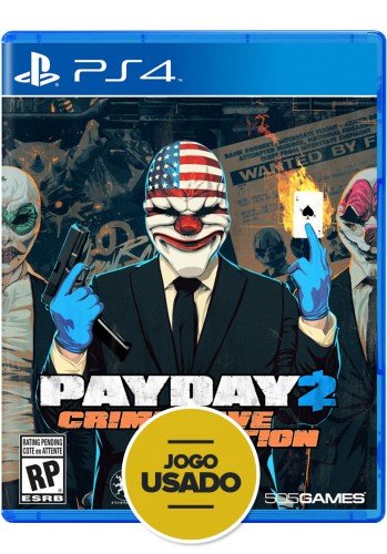 Payday 2 - Crimewave Edition - PS4 (Usado)