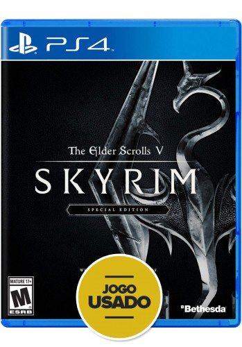 Skyrim: The Elder Scrolls V - PS4 (seminovo)