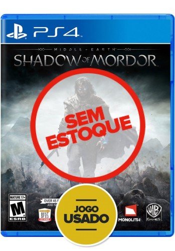 Sombras de Mordor (Shadow of Mordor) - PS4 ( Usado )
