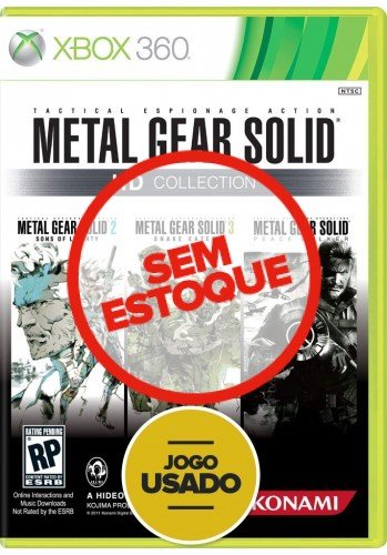 Metal Gear Solid HD Collection (seminovo) - Xbox 360