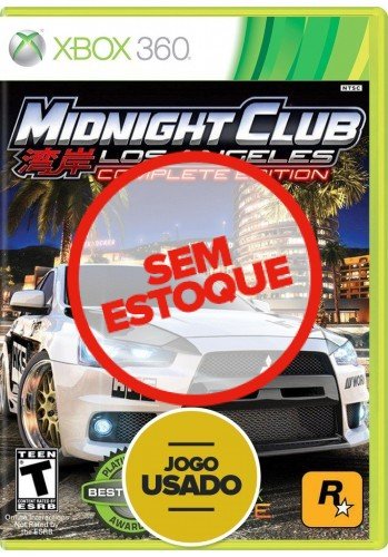 Midnight Club (seminovo) - Xbox 360