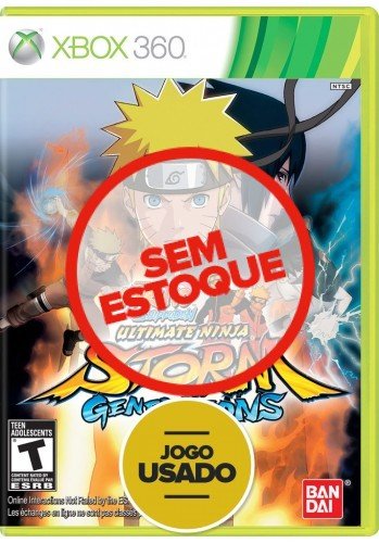 Naruto Shippuden: Ultimate Ninja Storm Generations (seminovo) - Xbox 360