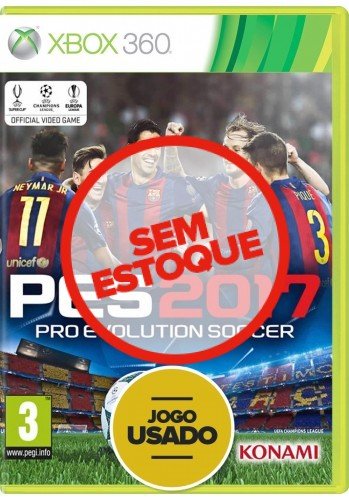 PES 2017 (Pro Evolution Soccer) - Xbox 360 ( Usado )