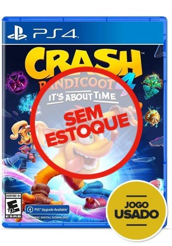 Crash 4: It's About Time - PS4 ( Usado )