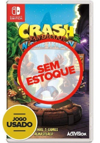 Crash Bandicoot - N-Sane Trilogy - Switch (Usado)