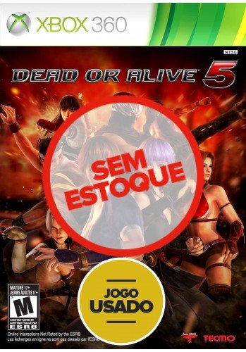 Dead or alive 5 - Xbox 360 (Usado)