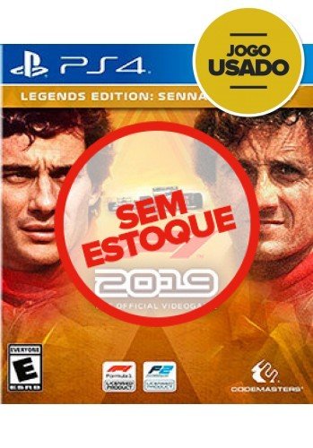 F1 2019 - Formula 1 - Legends Edition (Senna e Prost) PS4 (Usado)