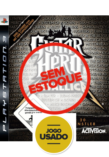 Guitar Hero: Metallica - PS3  (Usado)