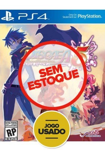 Disgaea 5 Alliance of Vengeance  - PS4 (USADO)