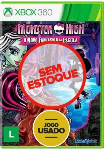 Monster High: O novo fantasma da escola - Xbox 360 (Usado)