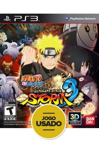 Naruto Shippuden: Ultimate Ninja Storm 3 (seminovo) - PS3