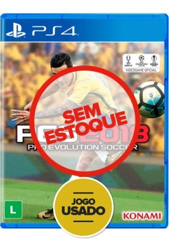 PES 2018: Pro Evolution Soccer - PS4 ( Usado )