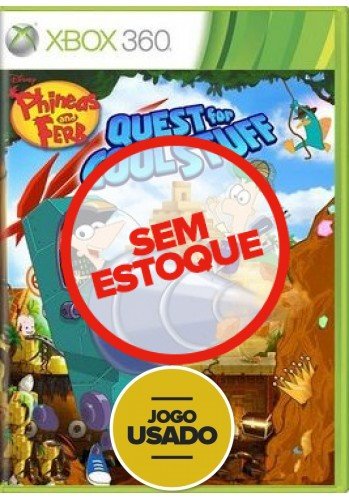 Phineas and Ferb: Quest for cool stuft - Xbox 360 (Usado)