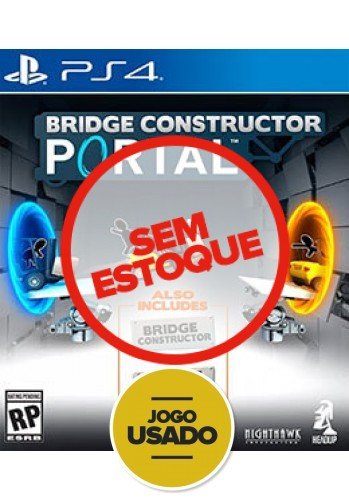 Bridge Constructor Portal  - PS4 (Usado)