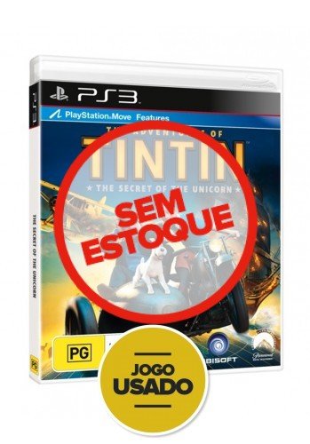 The Adventures of Tintin: The Secret of the Unicorn - PS3(Usado)