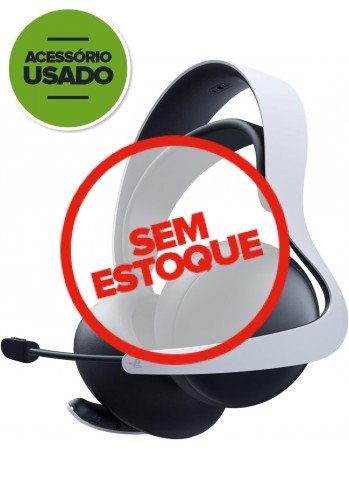Headset sem fio PULSE Elite - PS5, CELULAR e PC (Usado)