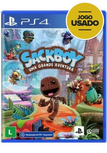 Sackboy: uma grande aventura - PS4 (Usado)