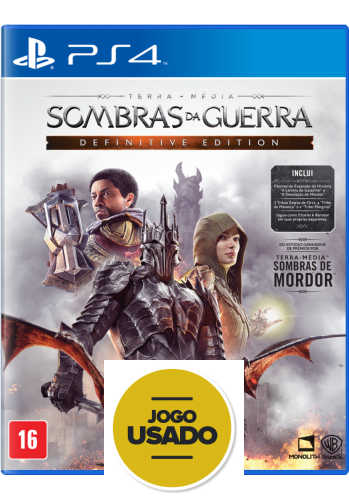 Terra-Média: Sombras da Guerra: Definitive Edition - PS4 (USADO)